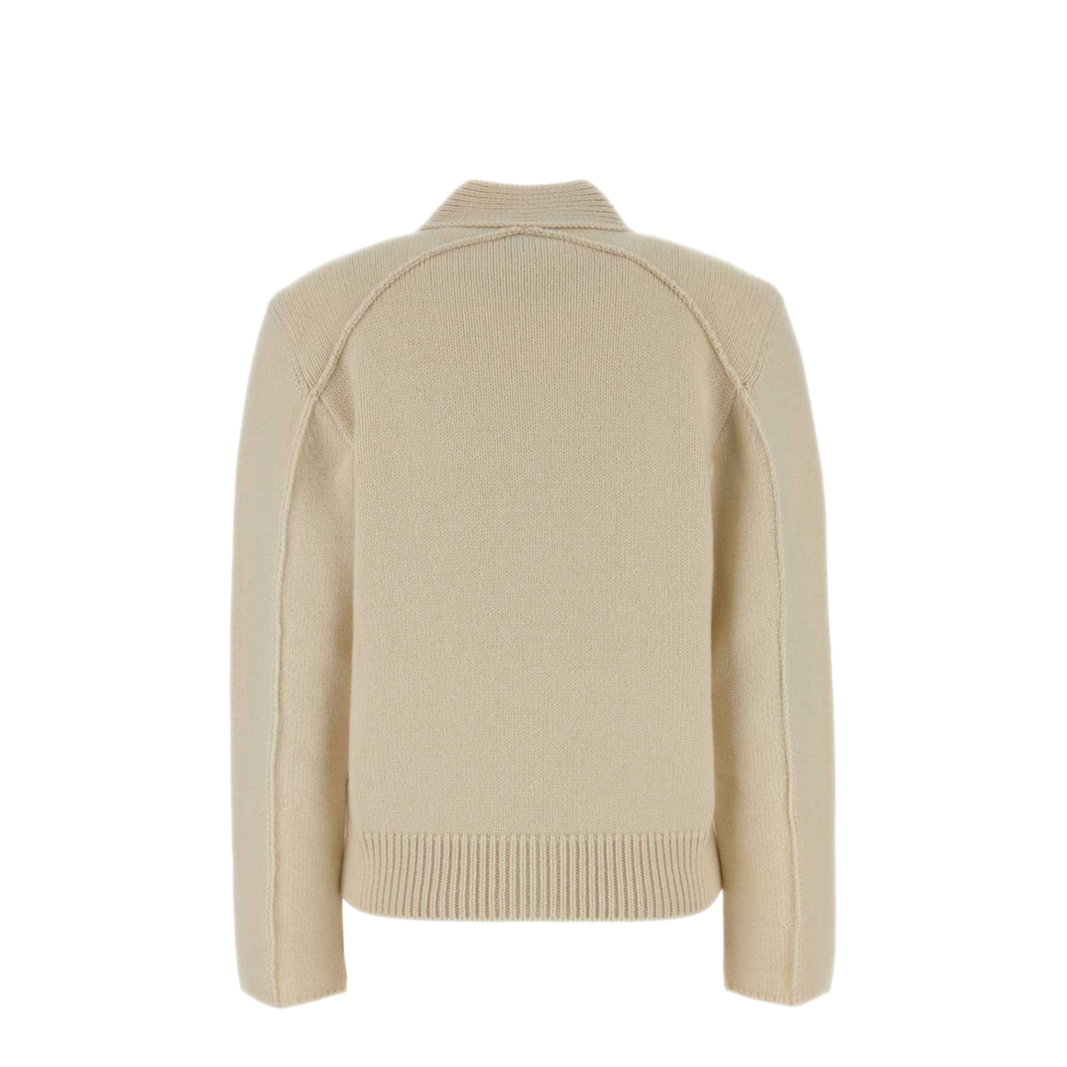 MAYFEYR - Bottega Veneta - Ivory Wool Blend Cardigan - A002SMV6N209107