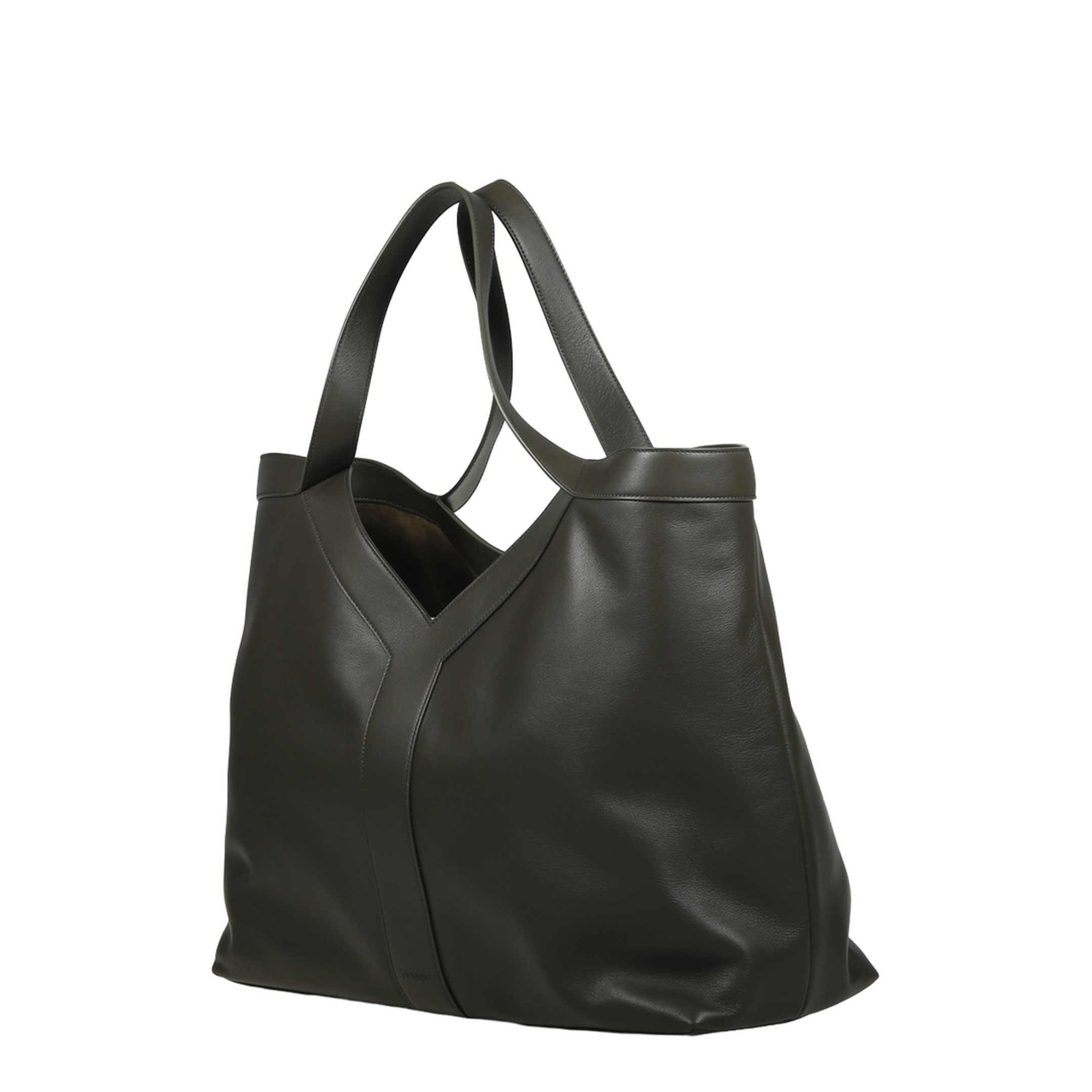 Large Tote in Smooth Leather