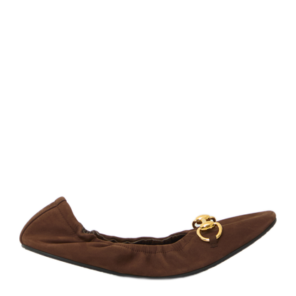 MAYFEYR - Gucci - Prima Ballerina Flat In Suede - 875323AAEQY2021