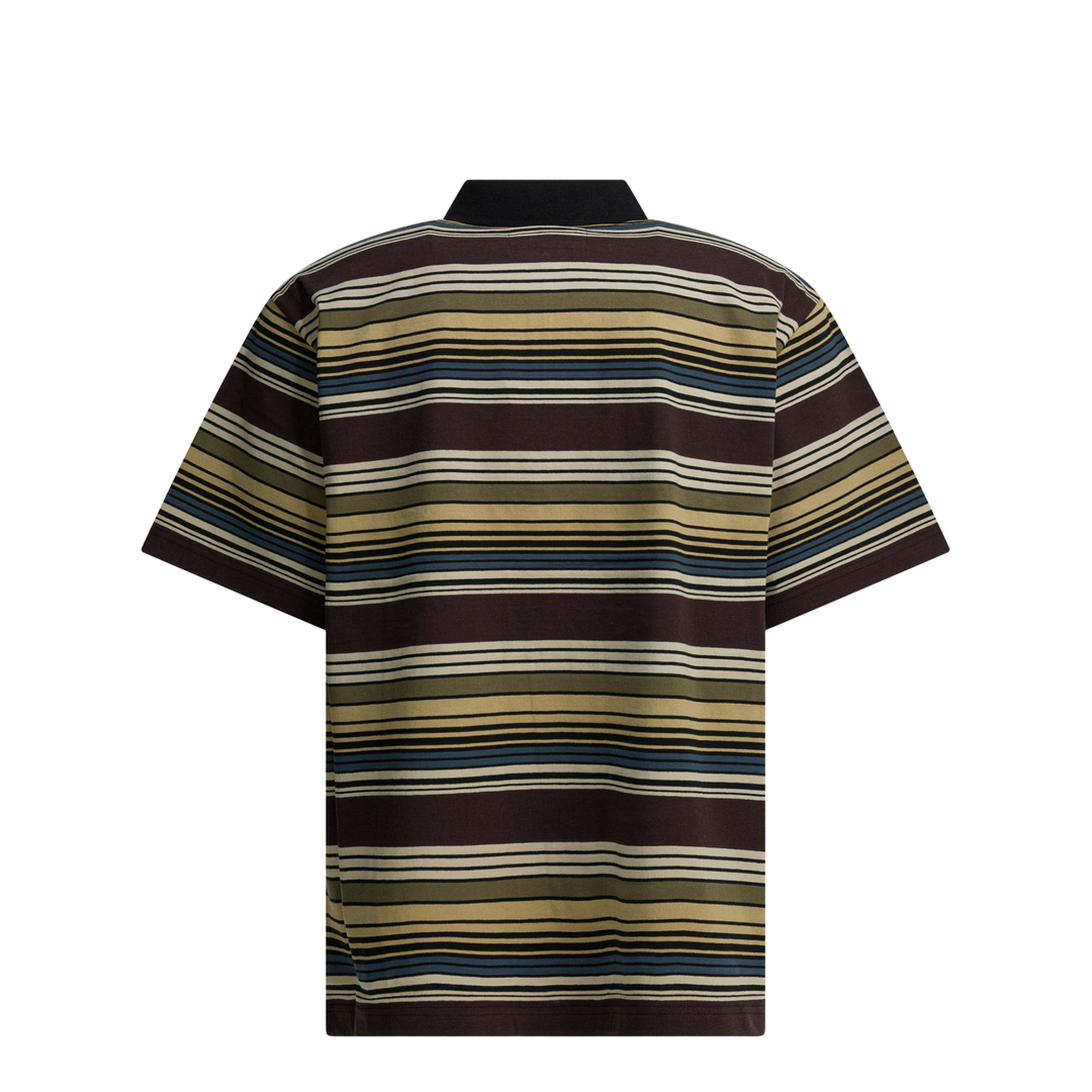 MAYFEYR - Sacai - Striped Buttonless Polo Shirt - 26-03984M615