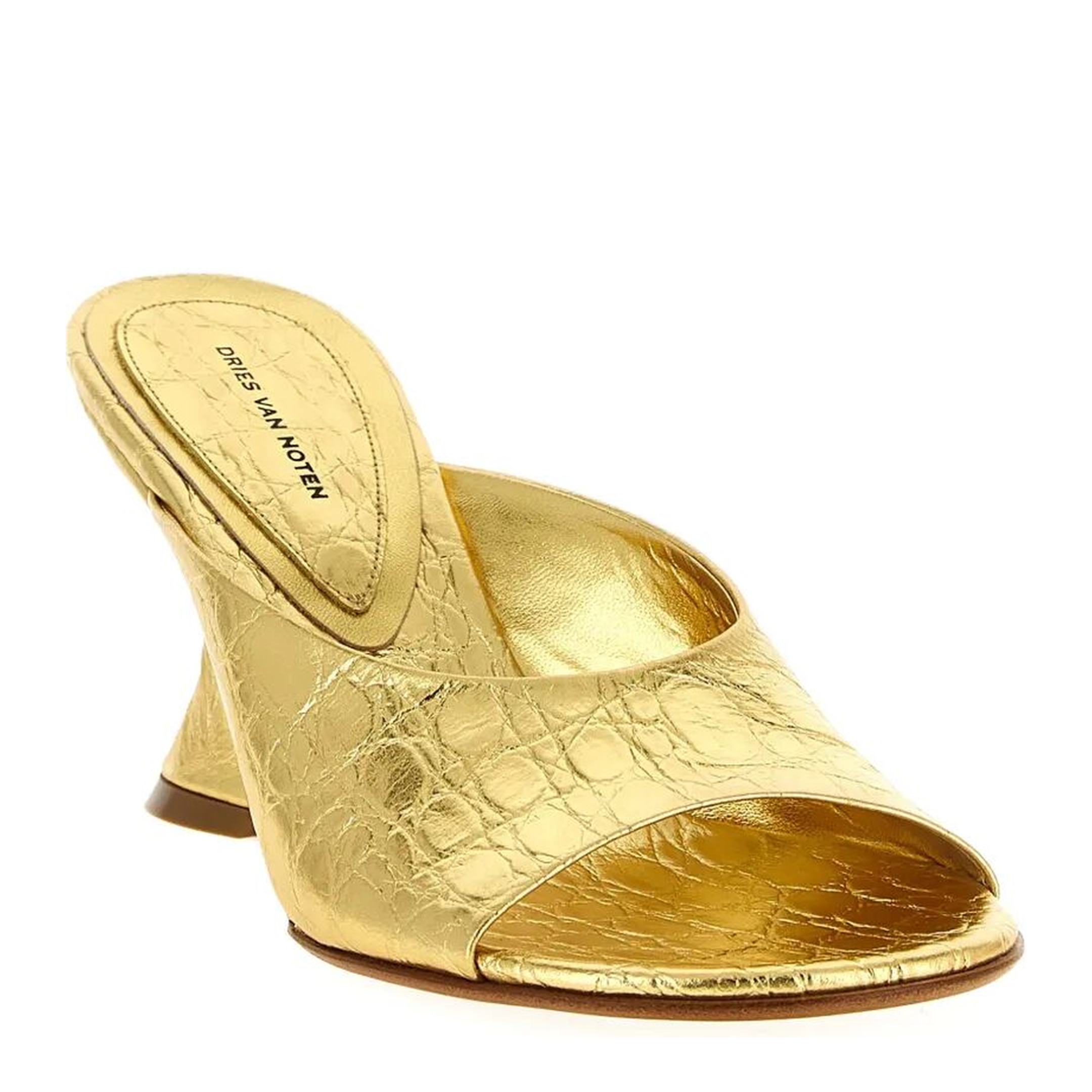MAYFEYR - Dries Van Noten - Open-Toe Leather Mules - 0117110597954