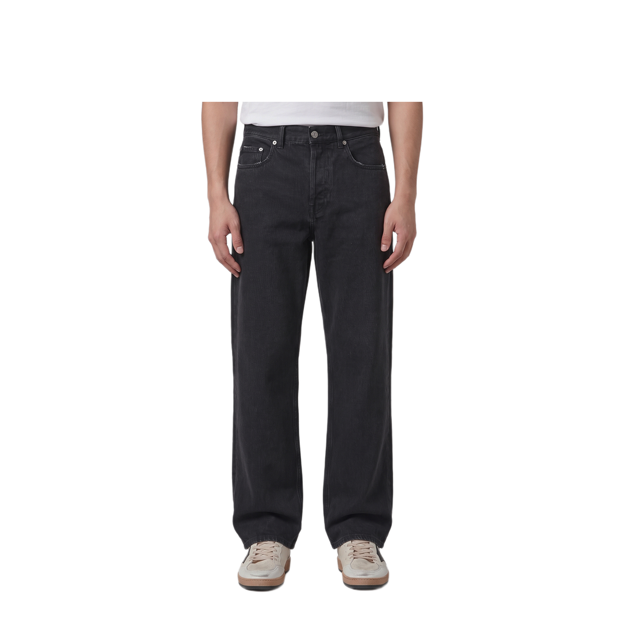 MAYFEYR - Golden Goose - Black Vintage-Effect Jeans - GMP01636P00062590100