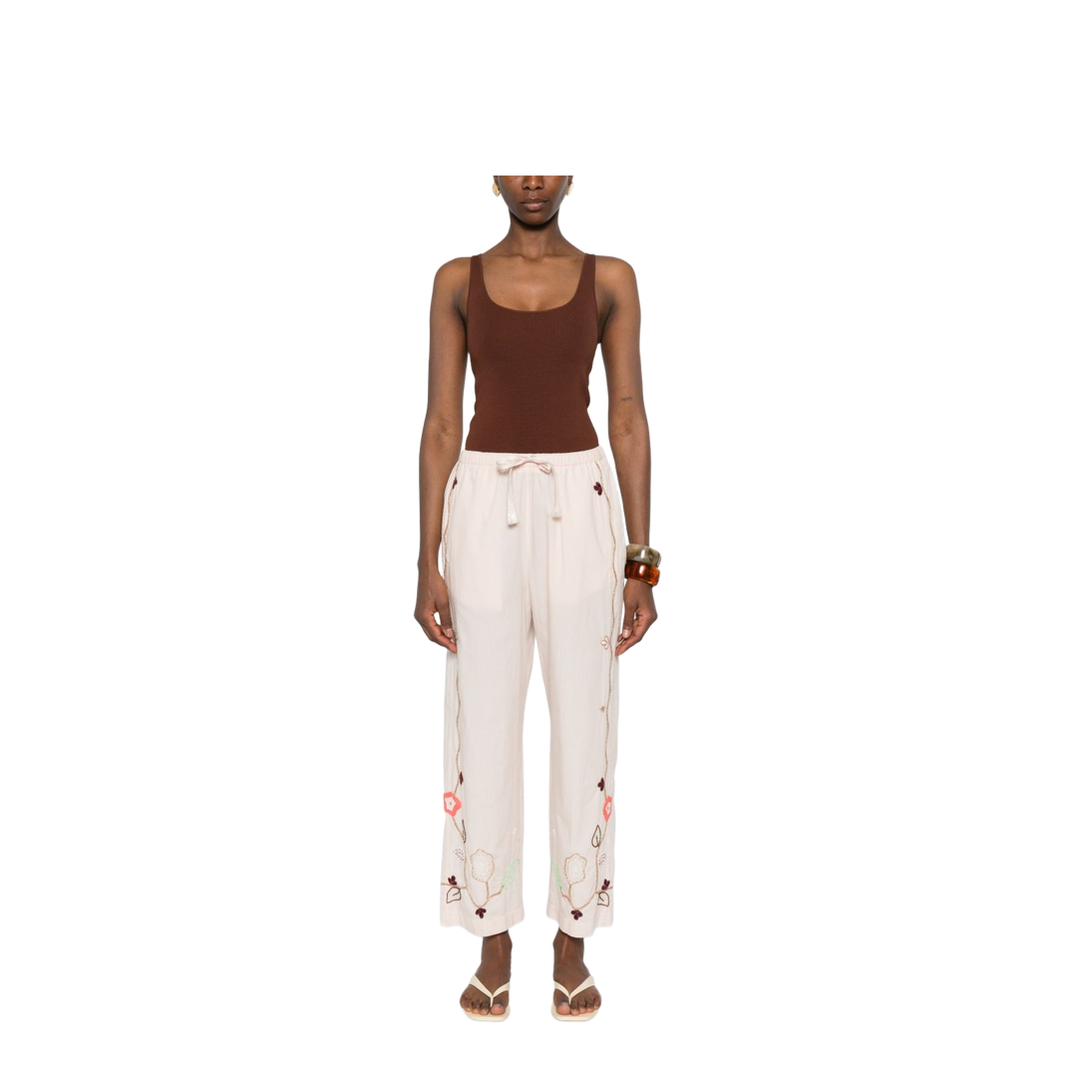 MAYFEYR - Forte Forte - Trousers Powder - 14848MYPANTSNUDE