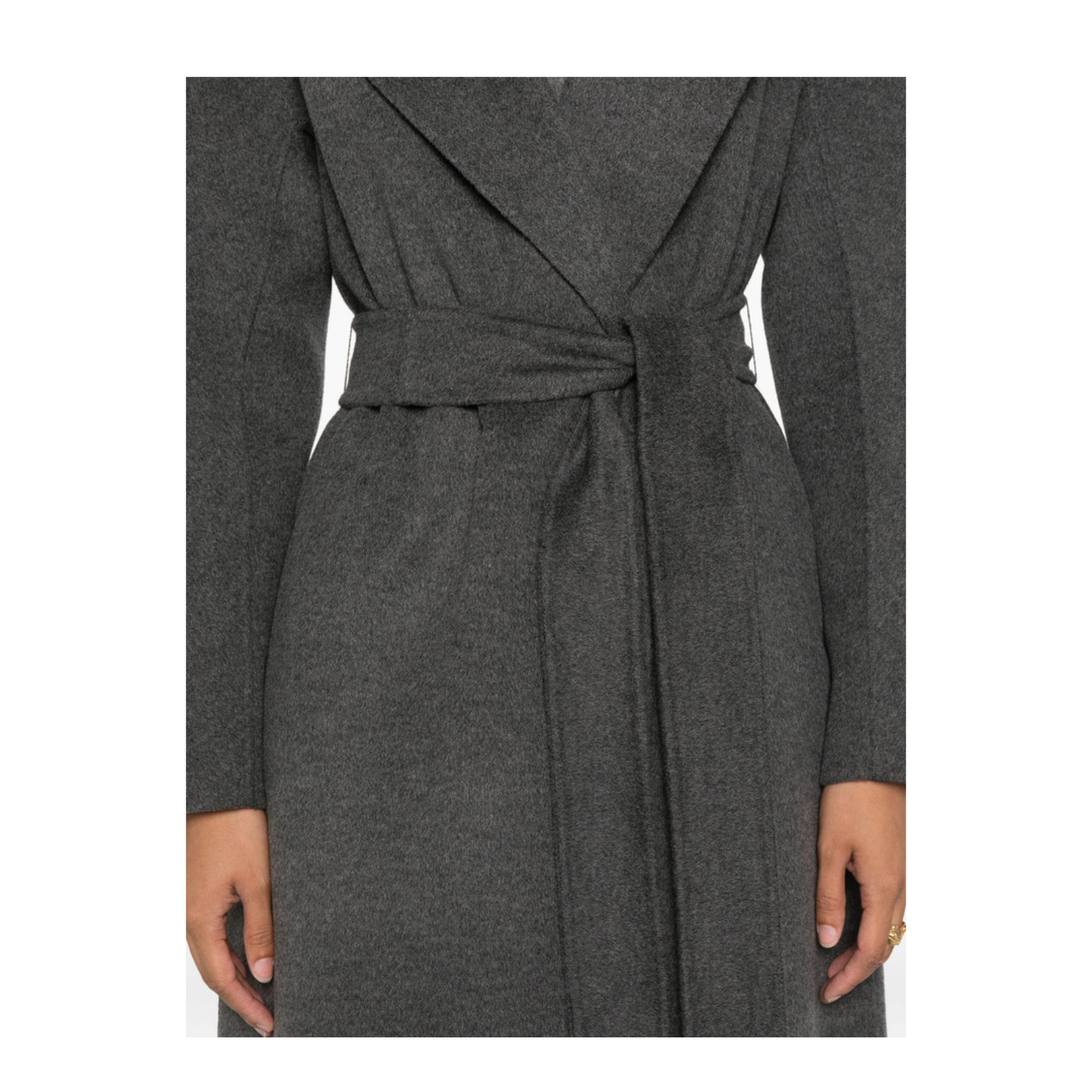 Wool Coat in Gray