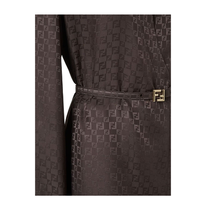 Silk Brown Dress