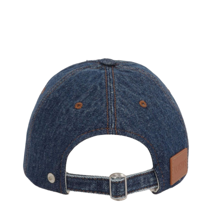 Indigo Blue Pull-On Style Adjustable Strap Curved Peak