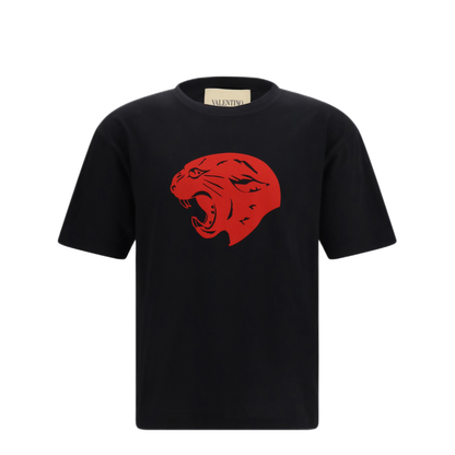 MAYFEYR - Valentino - Panther Cotton T Shirt - 9V3MG16PBM70NR