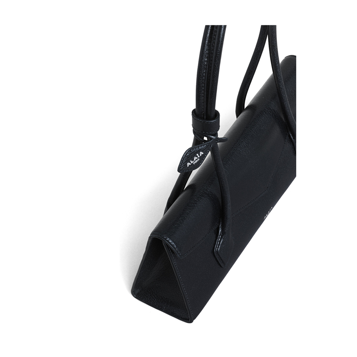 Le Teckel Medium Goatskin Bag - Black