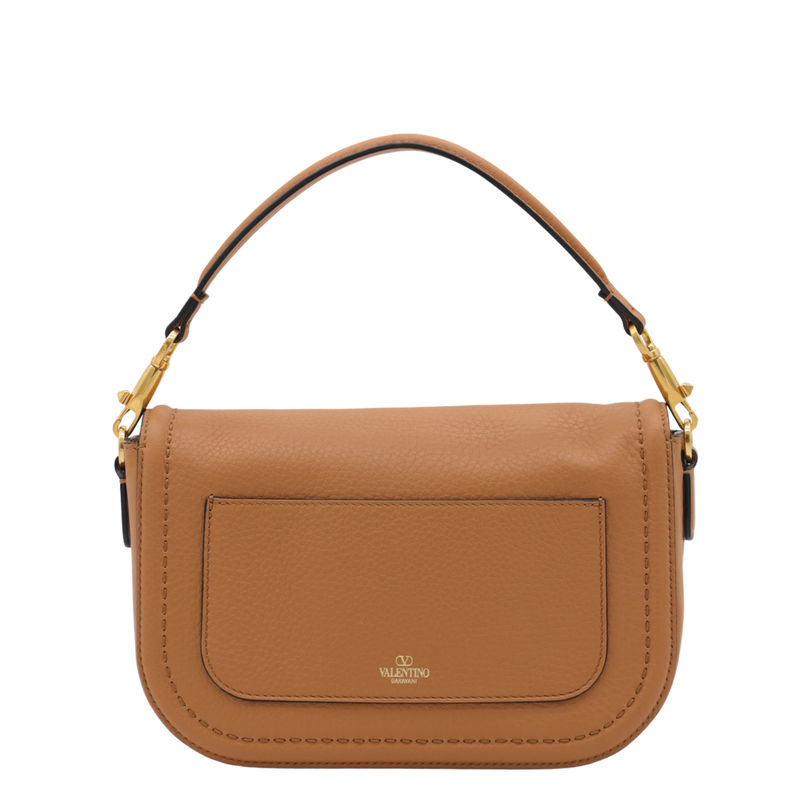 Camel Leather Alltime Shoulder Bag