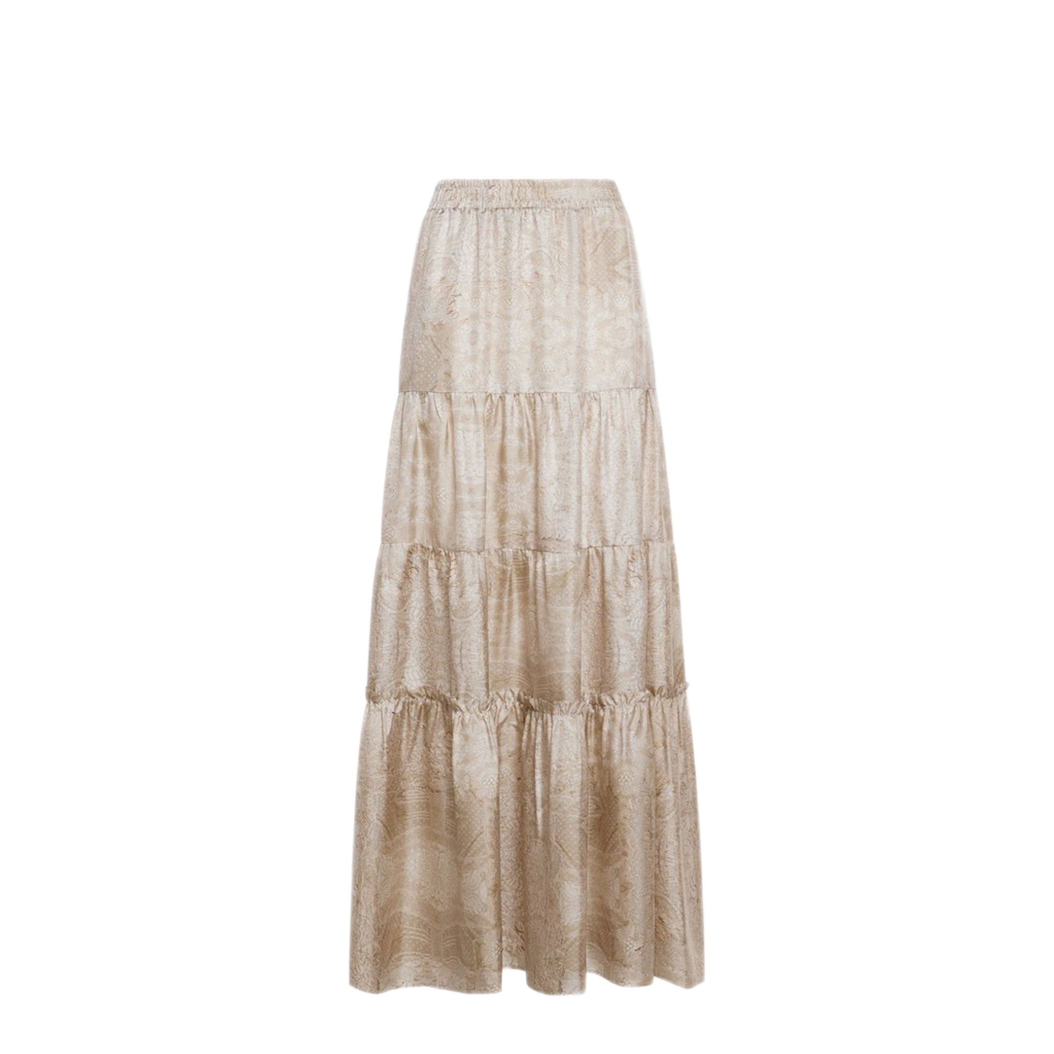 MAYFEYR - Pierre Louis Mascia - Beige Paisley Jacquard Skirt - ALOESGO12166147079101