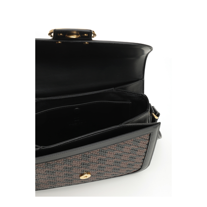 Shoulder Bag 9to5 in Woven Leather