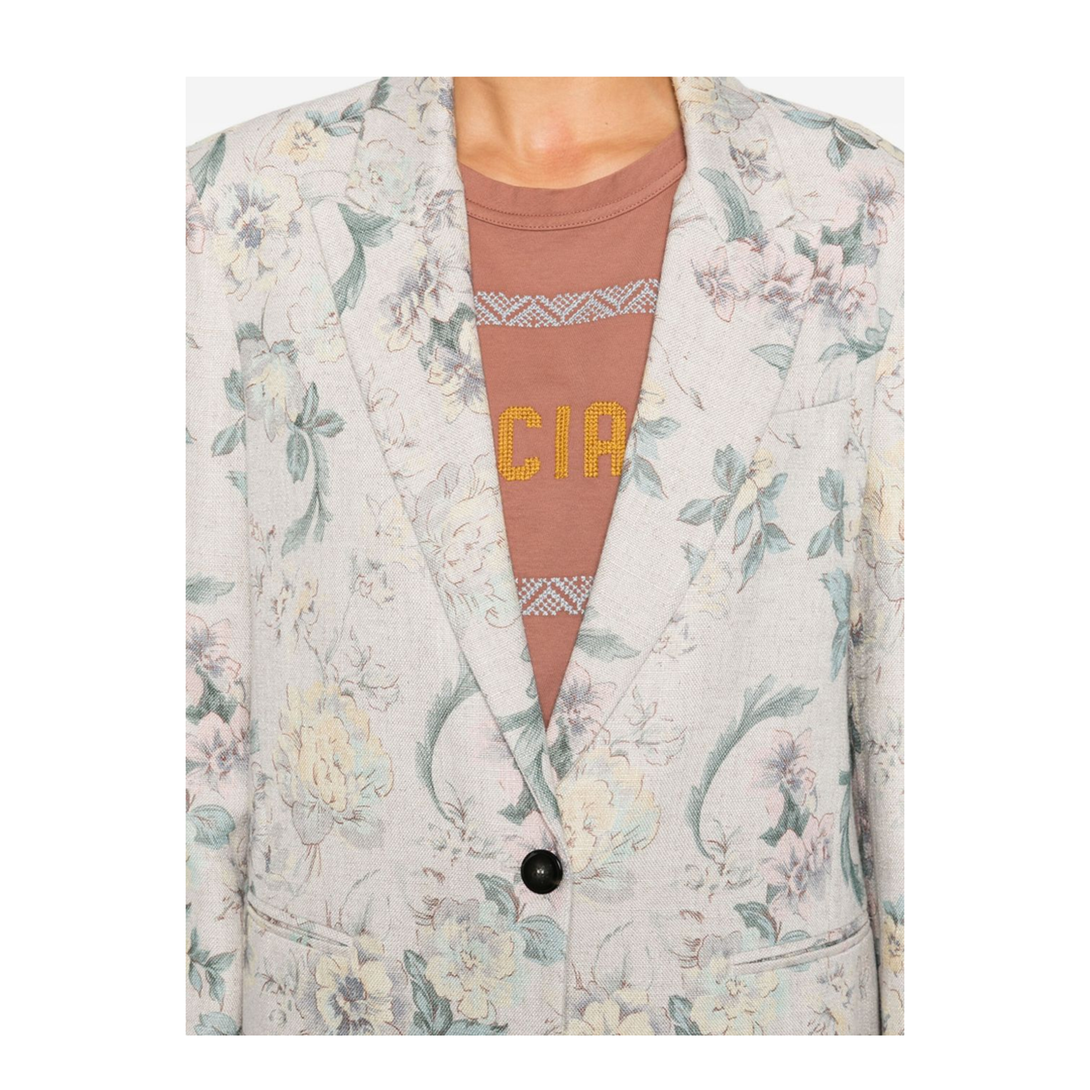 MAYFEYR - Forte Forte - Printed Blazer Jacket - 14629MYJACKETGLICINE