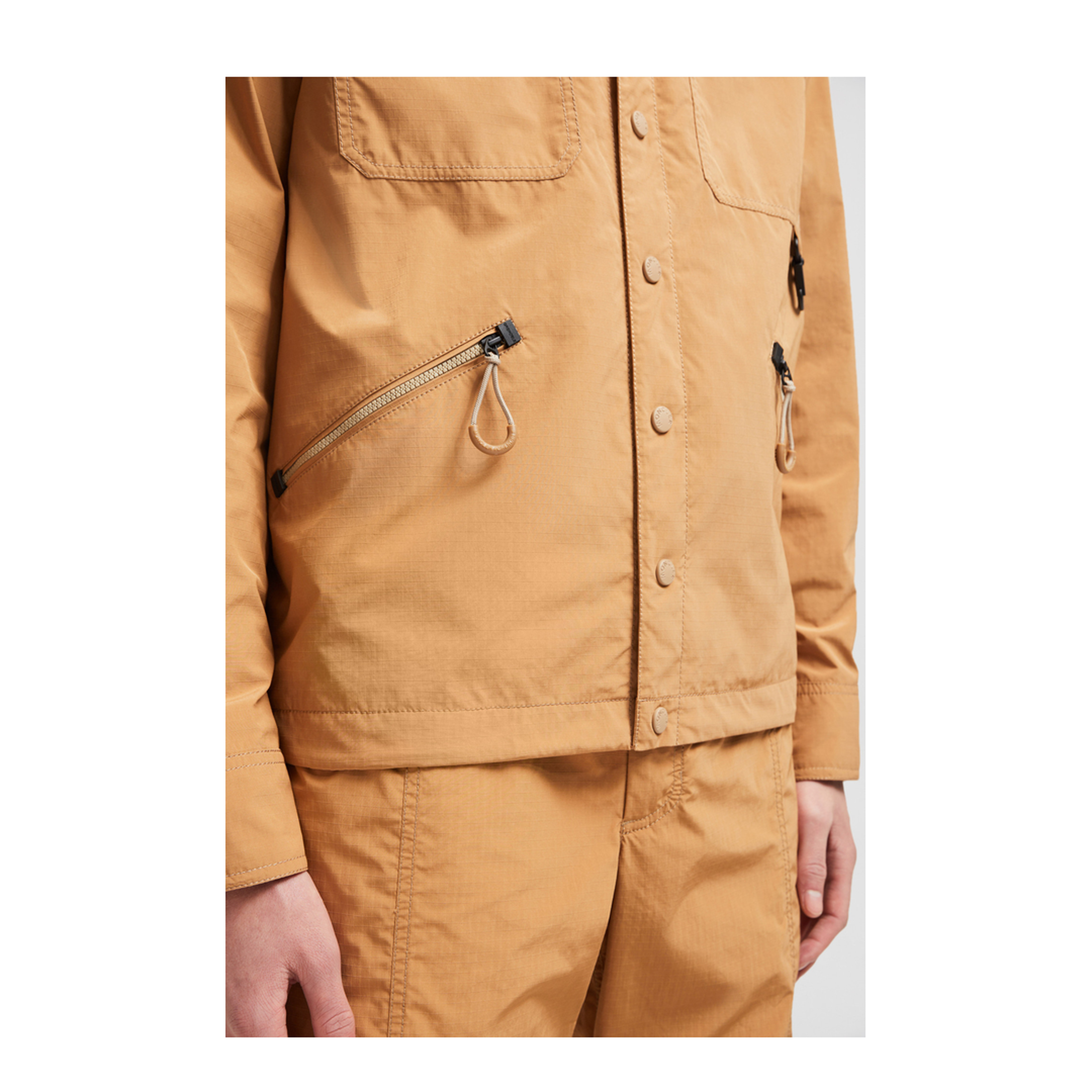 Ochre Orange Zennor Shirt Jacket