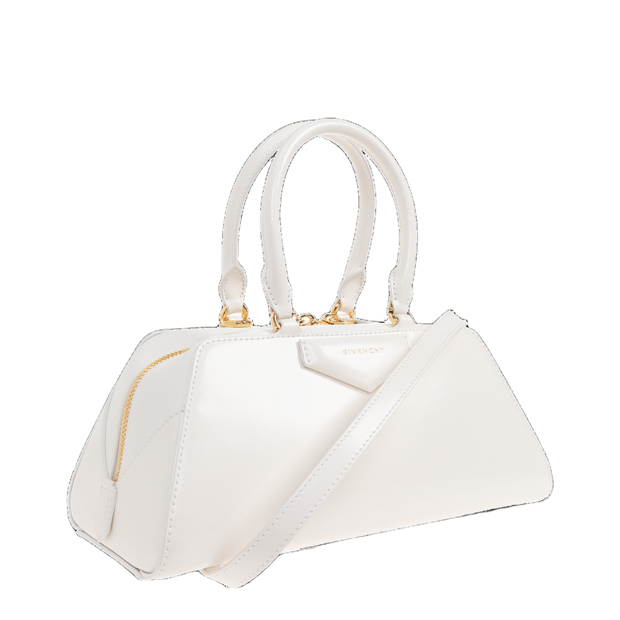 Small Antigona East-West Bag in Box Leather