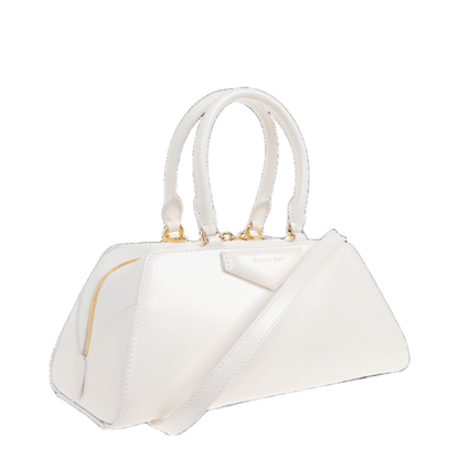 Small Antigona East-West Bag in Box Leather