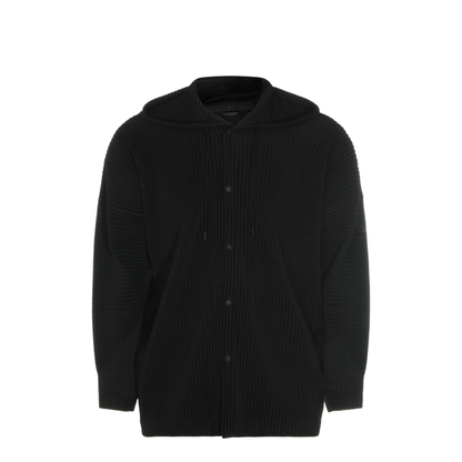 Pleated Sweatshirt with Buttons