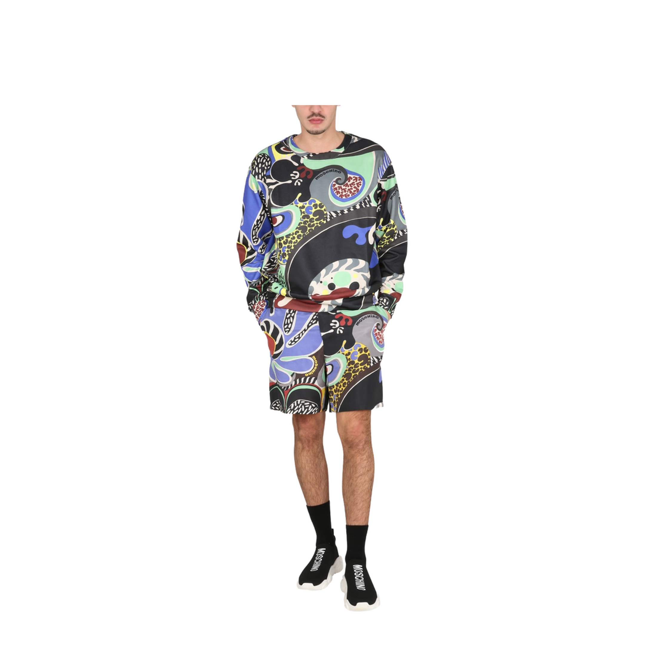 Psychedelic Print Sweatshirt
