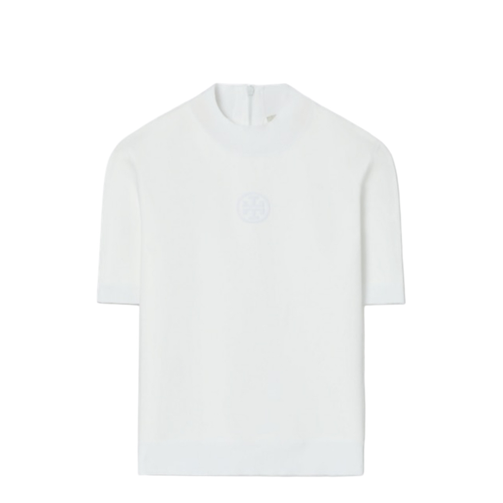 Logo Mock Neck T-Shirt