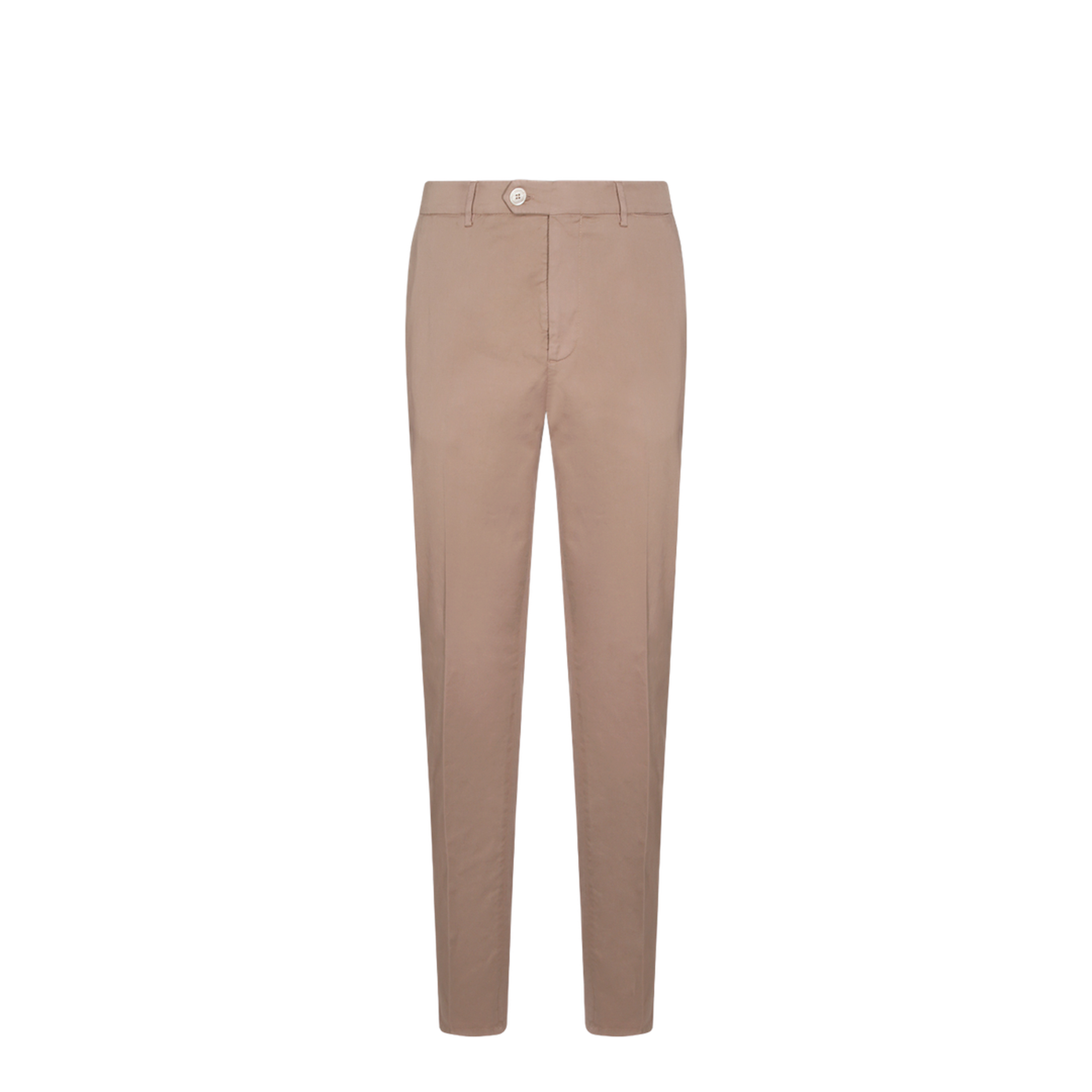 Cotton Pants Dark Beige