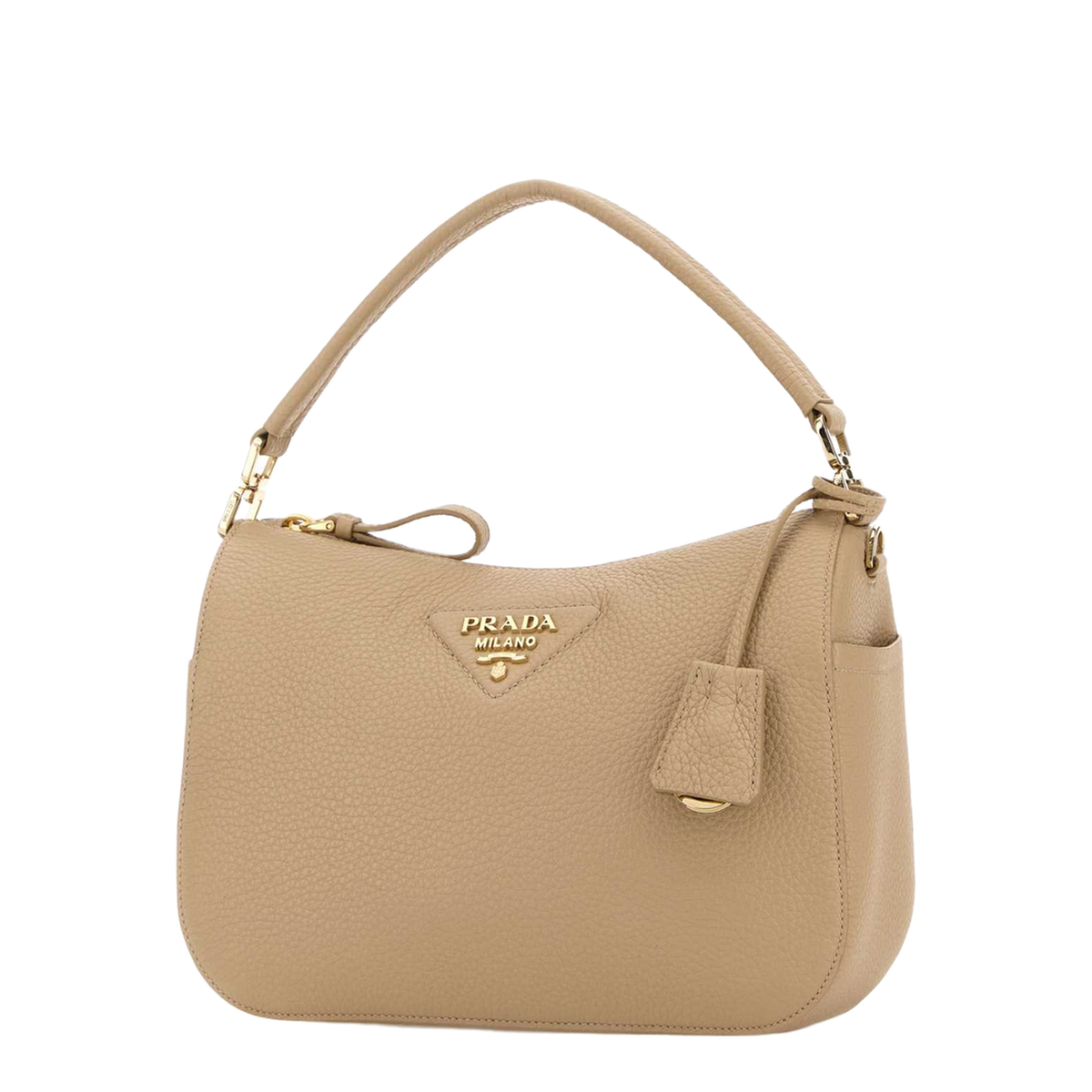 MAYFEYR - Prada - Beige Leather Small Handbag - 1BC277VONO2DKVF0GCN