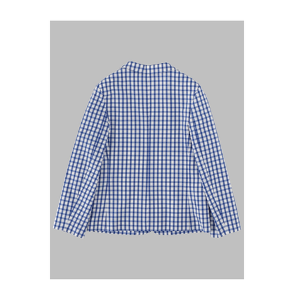 MAYFEYR - Gucci - J Sb Jacket Big
Cotton Vichy A/
Azure/White/Mix - 848674KXWA754337