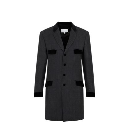 MAYFEYR - Maison Margiela - Charcoal Gray Wool Long Jacket - S67BN0038S53234855M