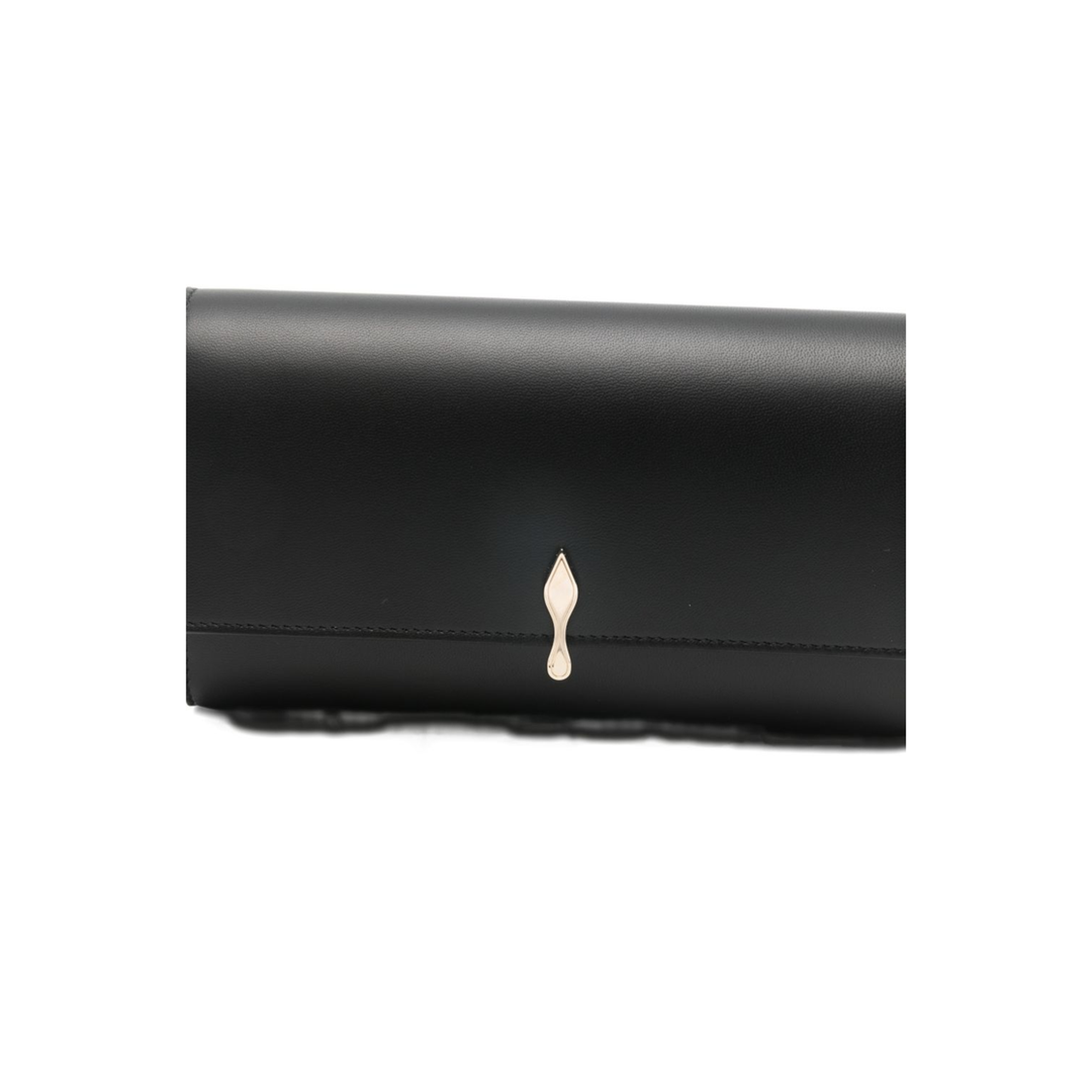 Wallet on Chain - Lamb Nappa Leather - Black