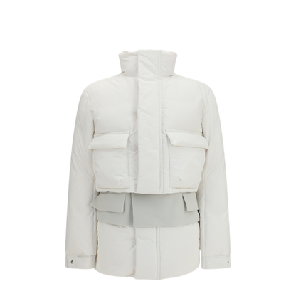 MAYFEYR - Sacai - Double Padded Jacket With Zip Closure - 2608664178