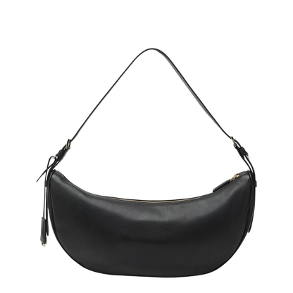 Demi-Lune Black Large Shoulder Bag