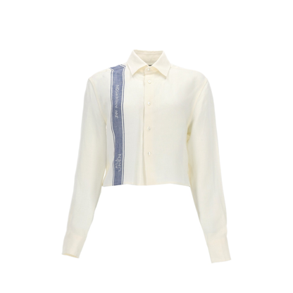 MAYFEYR - JW ANDERSON - Linen Shirt With Logo - SH0384PG1898614