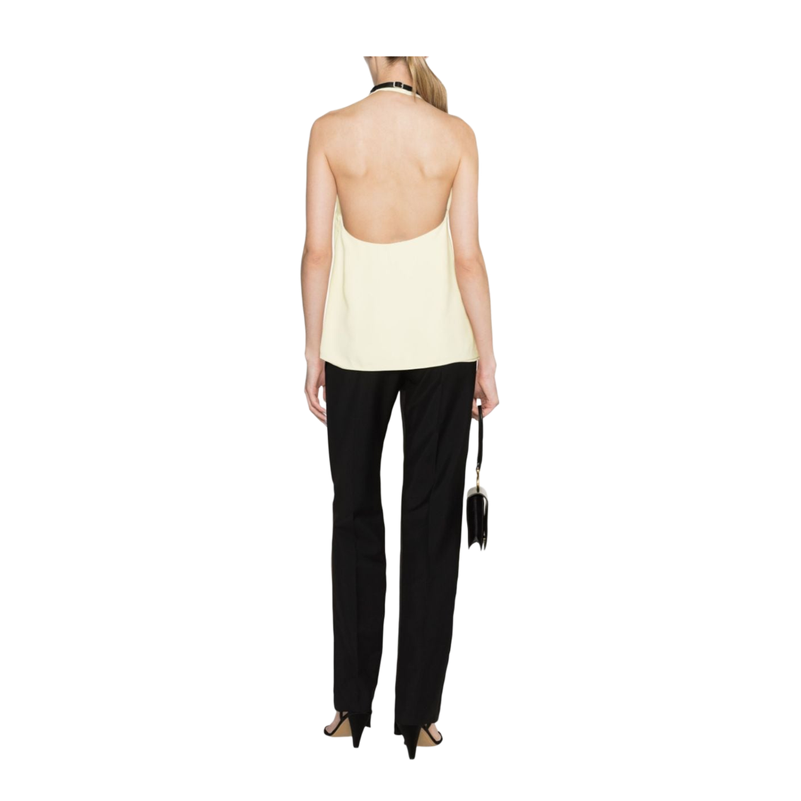 Halterneck Open-back Top