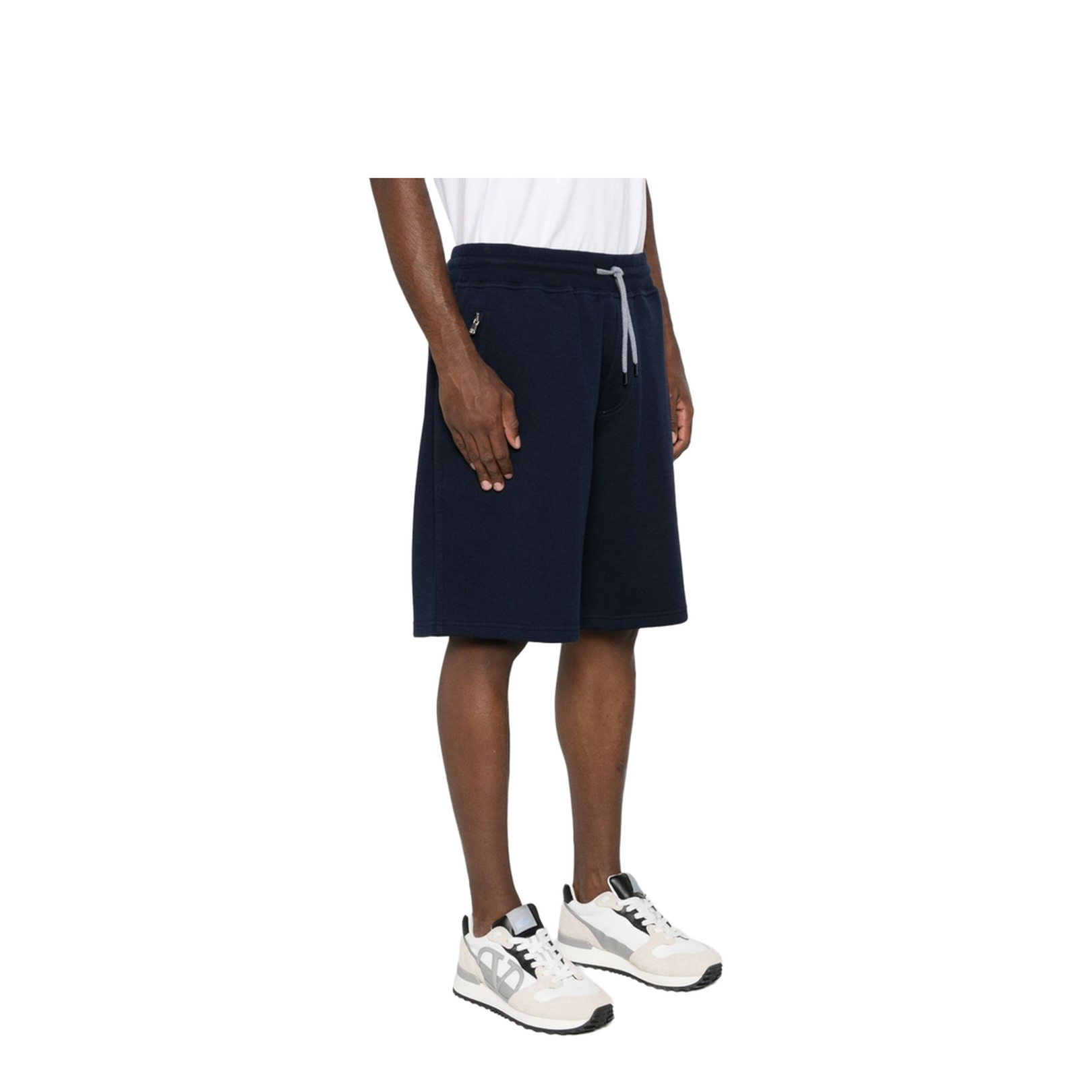 Cotton Blend Bermuda Shorts