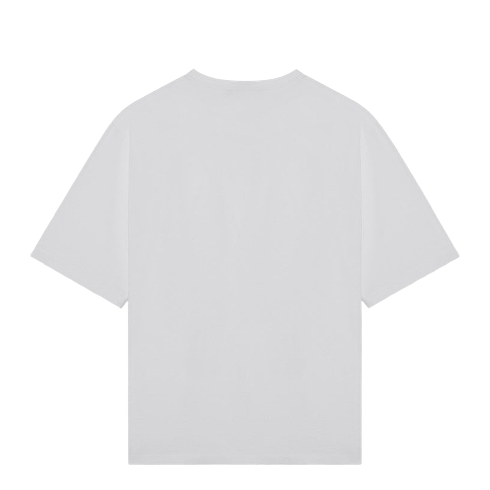 White Cotton Crewneck T-Shirt