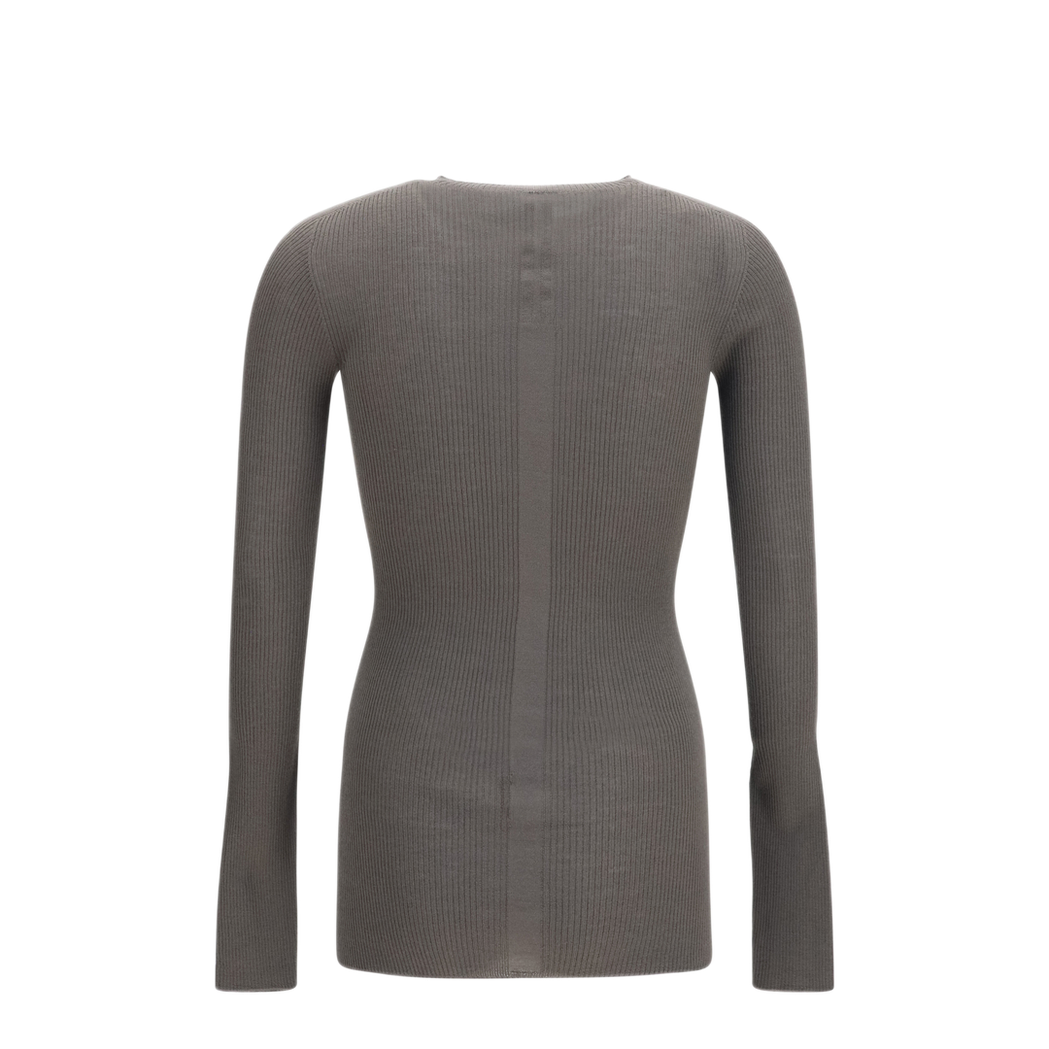 MAYFEYR - Rick Owens - Slim Ribbed Long Sleeve Sweater - RU02F4637RIBM34