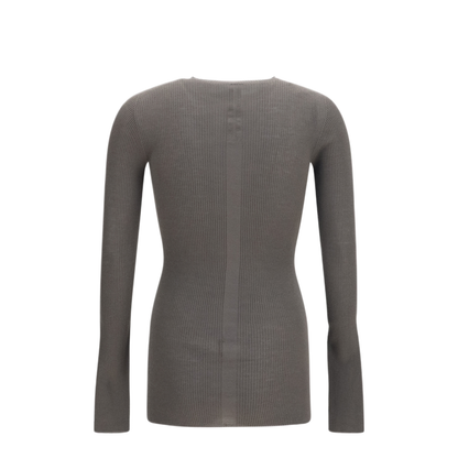 MAYFEYR - Rick Owens - Slim Ribbed Long Sleeve Sweater - RU02F4637RIBM34