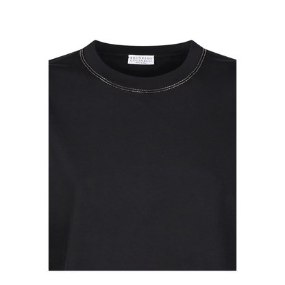 Crew-Neck T-Shirt - Black