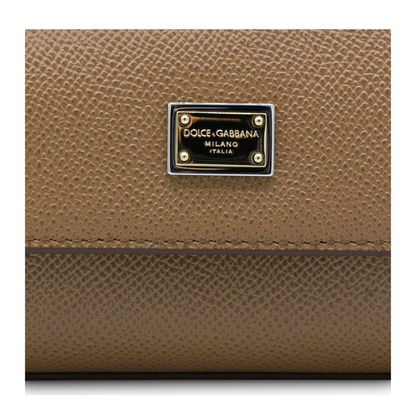 Sicily Mini Calfskin Top Handle Bag - Brown