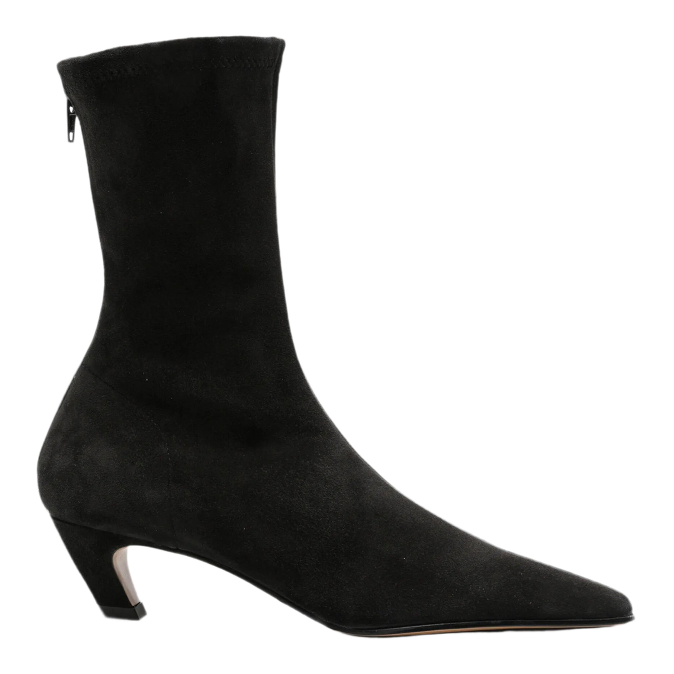 MAYFEYR - Khaite - Arizona 40 Suede Ankle Boots - F11221047