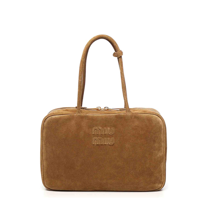 MAYFEYR - Miu Miu - Beau Suede Bag - 5BB1172CSSF0393