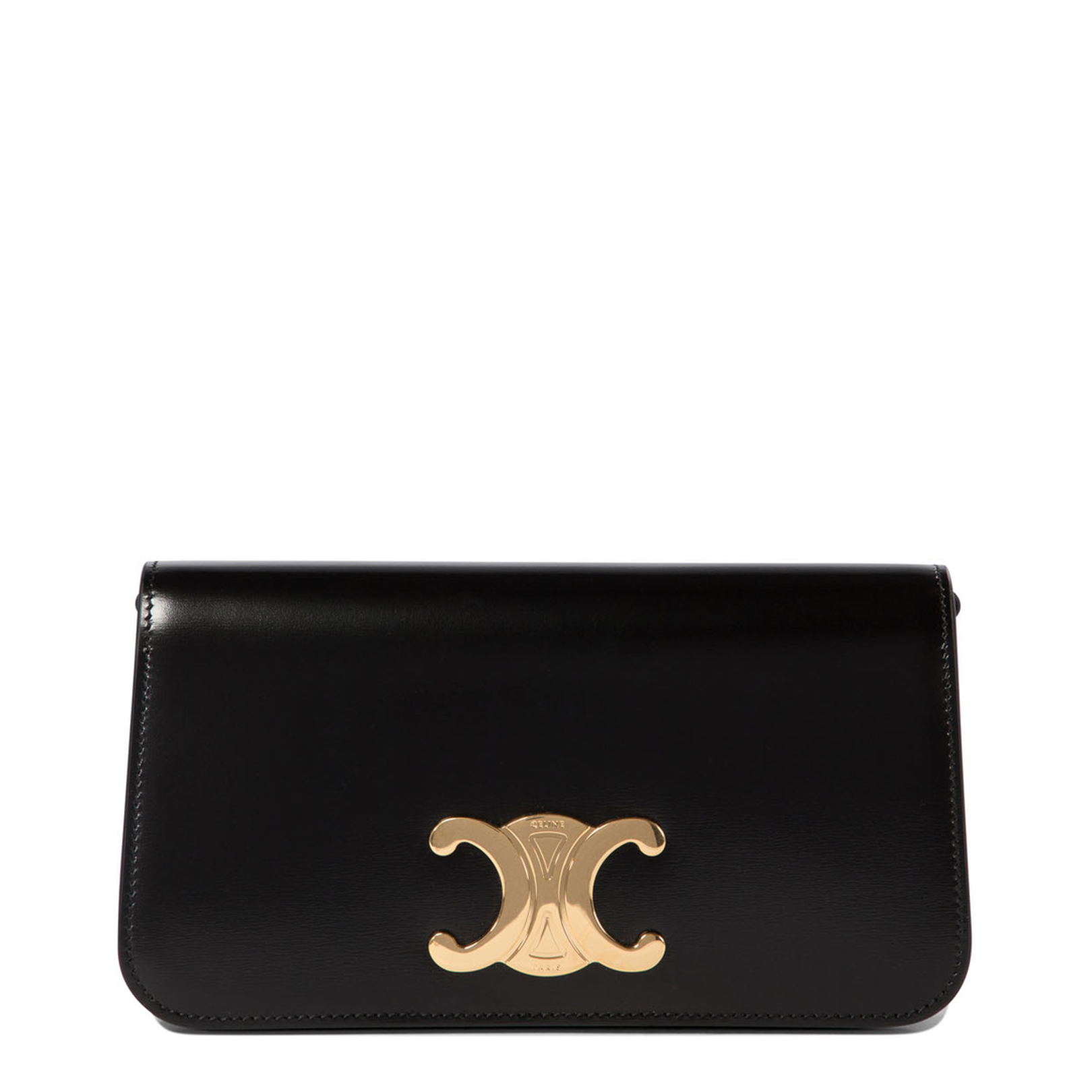 Multipochette in Shiny Calfskin - Black