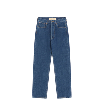 MAYFEYR - Valentino - Denim Trousers With Vgold - VDE15EBKN