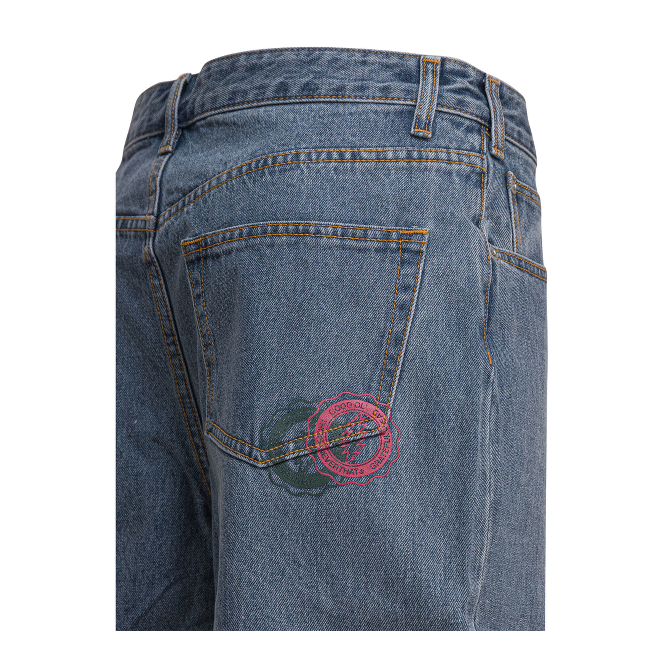 MAYFEYR - Thisisneverthat® - Gd Overlap Lightning Shorts - GD251DSO5S01WASHEDBLUE