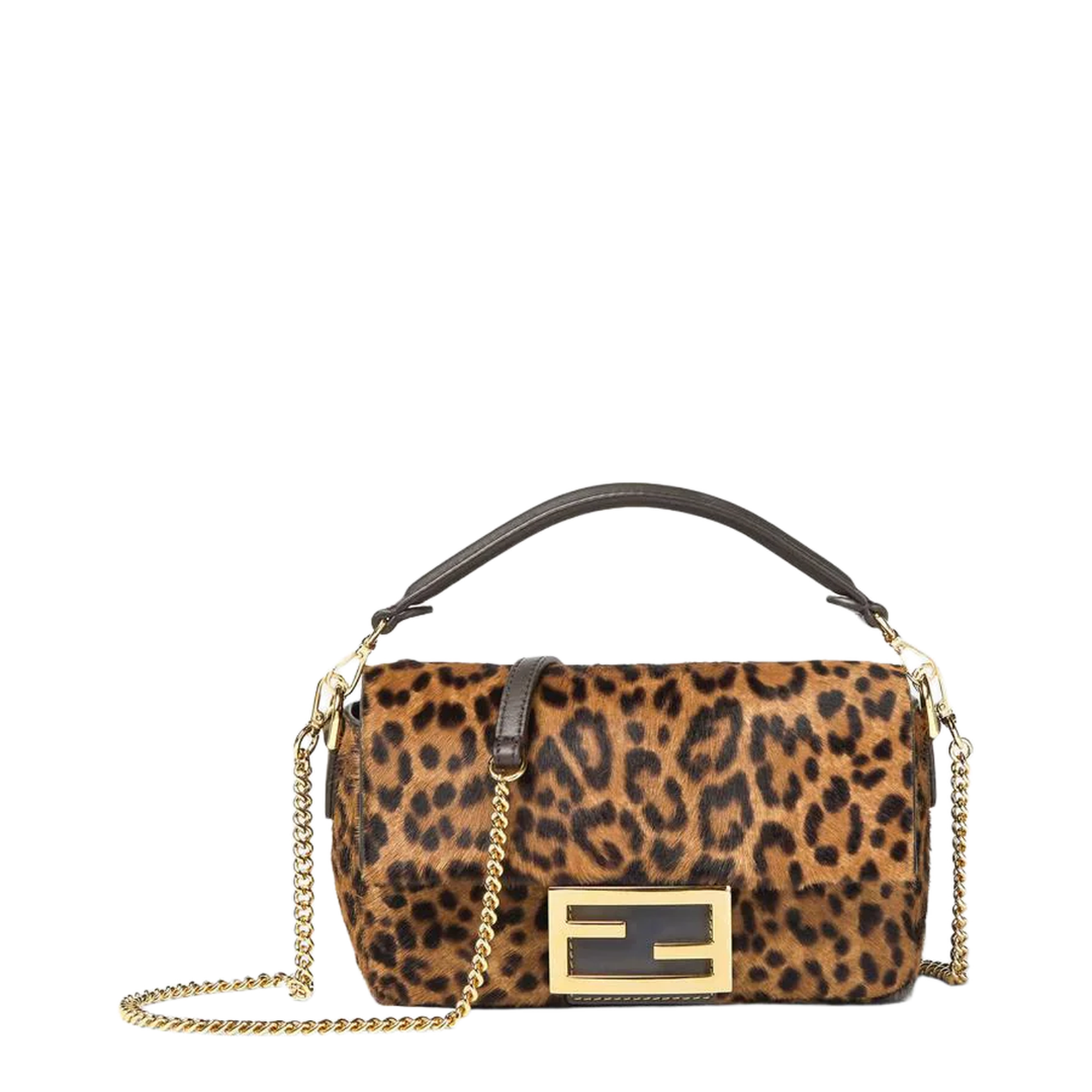 Baguette Mini Leather Brown