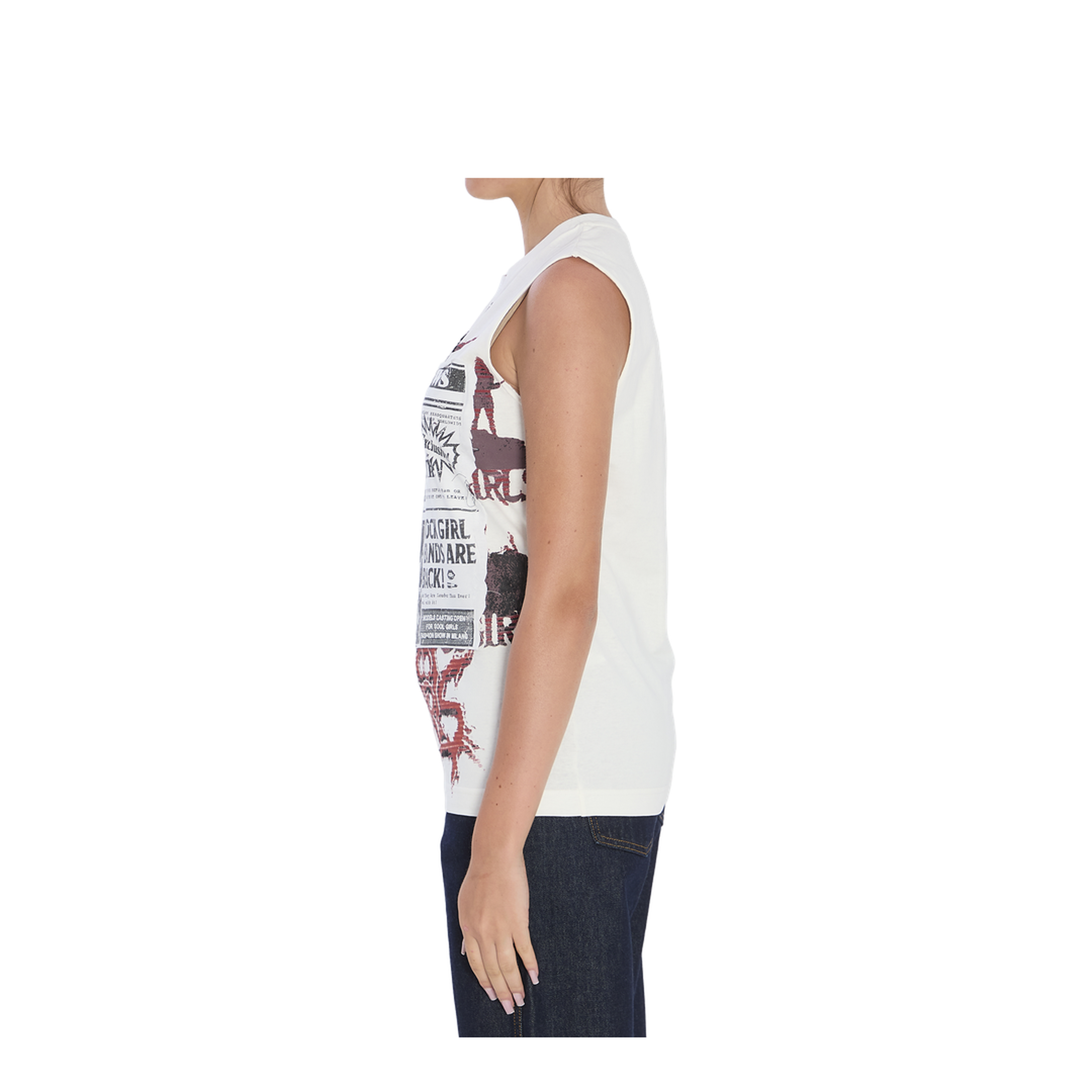 Printed Jersey Top