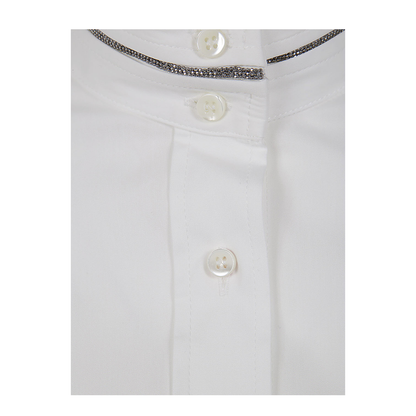 Turtle Neck Shirt - White