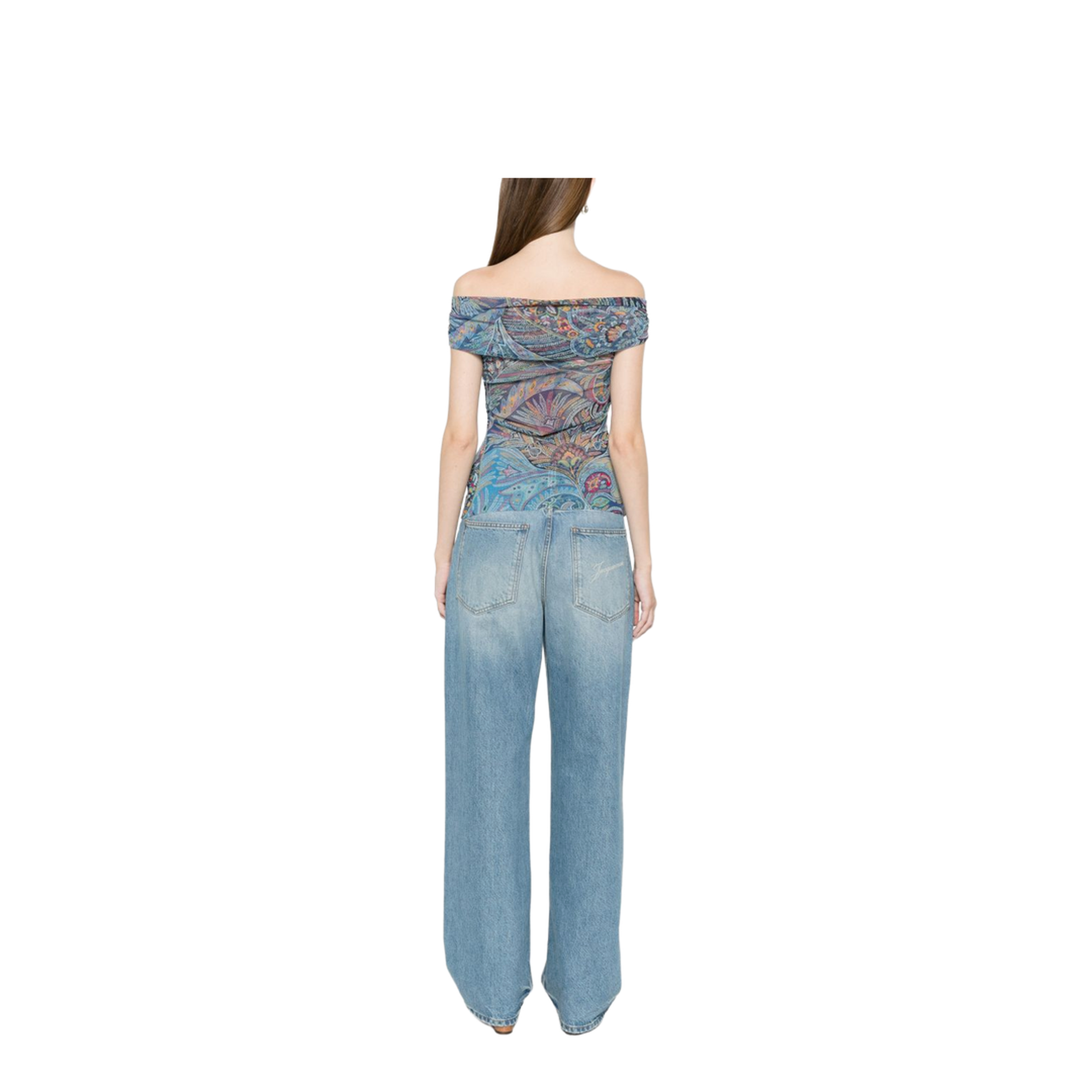 Women's Pattern Top Blue