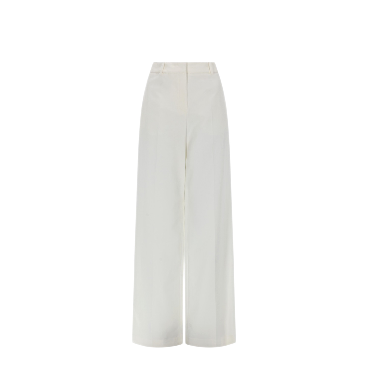 White Cotton Trousers