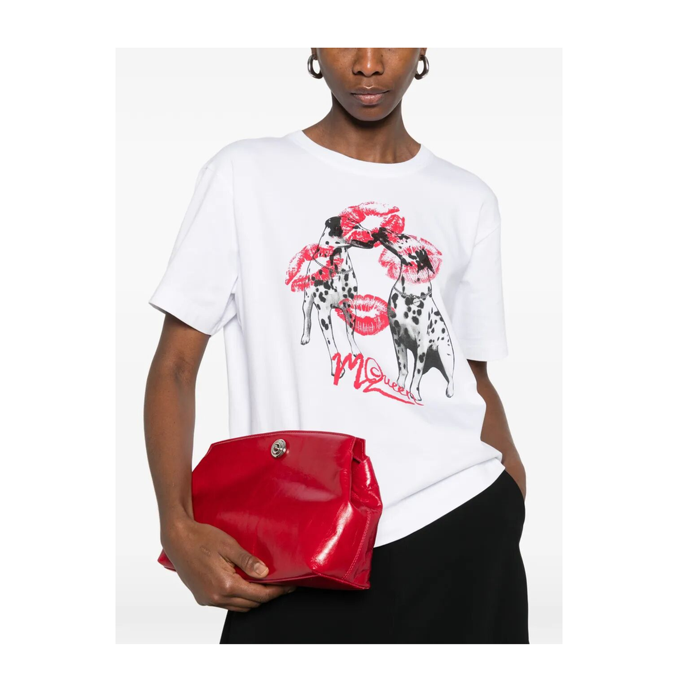 MAYFEYR - Alexander Mcqueen - Dalmatian-Print Cotton T-Shirt - 858337QZAQO0900