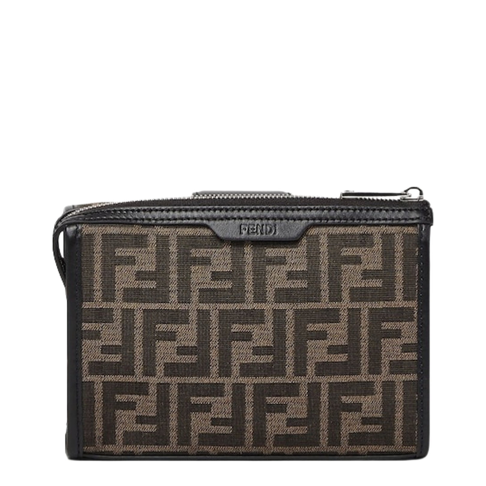 Baguette Canvas Crossbody Bags - Brown
