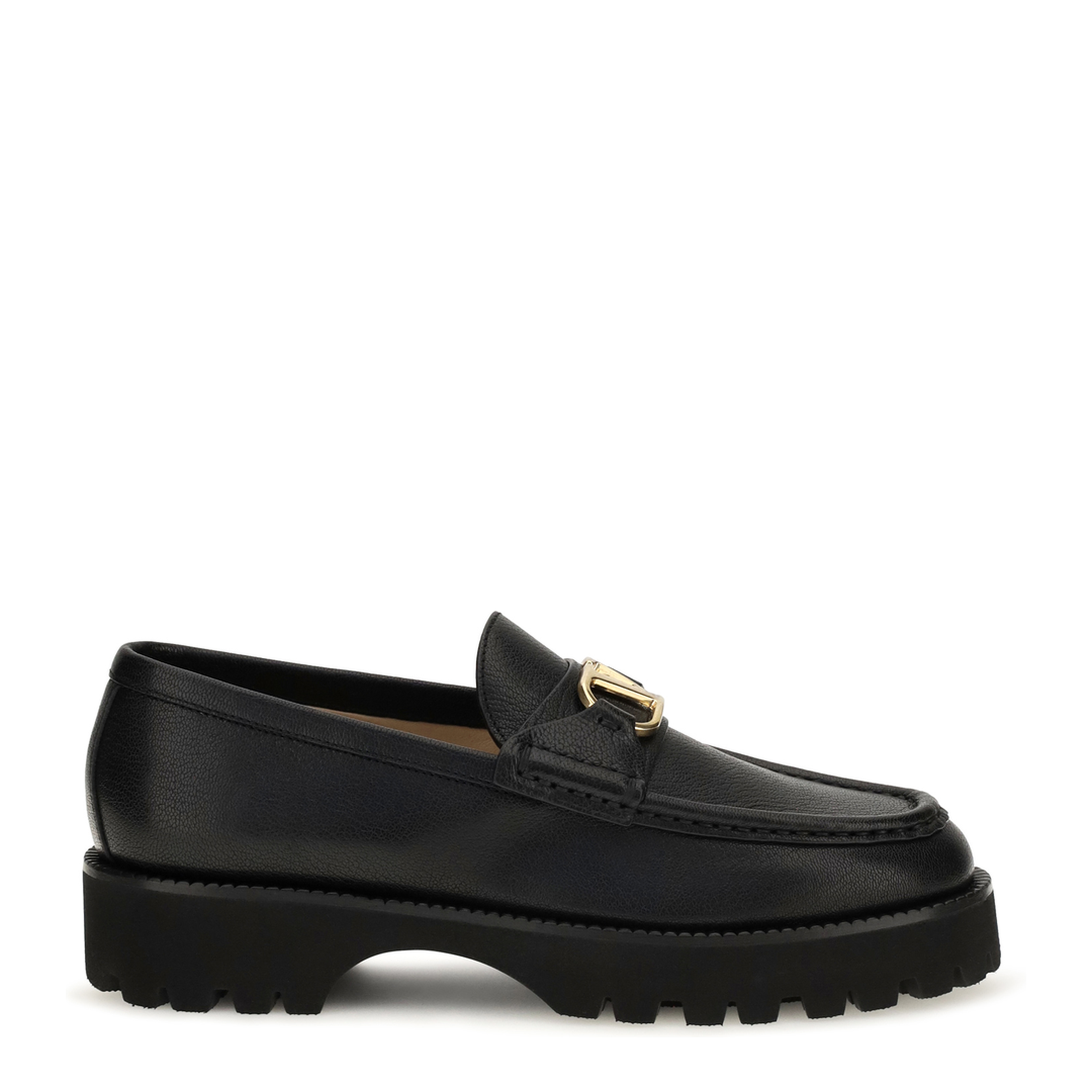 MAYFEYR - Valentino - Vlogo Signature Leather Loafers - 9W2S0NF5NDB